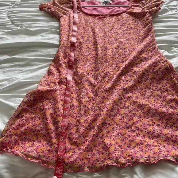Brave Soul London// Baby Doll Sheer Floral Dress Size XS - Picture 8 of 11